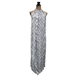 WITCHERY Snake Print Maxi Dress Sz 8